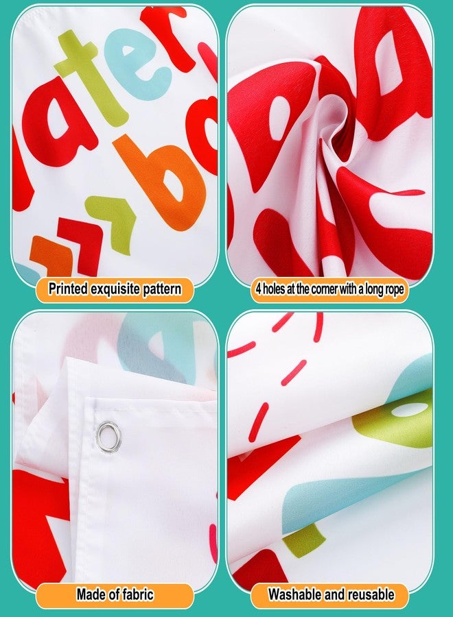 Mindsoft Water Toss Balloon Activity Set Include Toss Activity Banner, 50 Balloons, 2 Hose Nozzle Outdoor Shooter Target 4 Score Holes Water Ball Splashing Banner Swimming Pool Set for Summer Supplies - Image 4